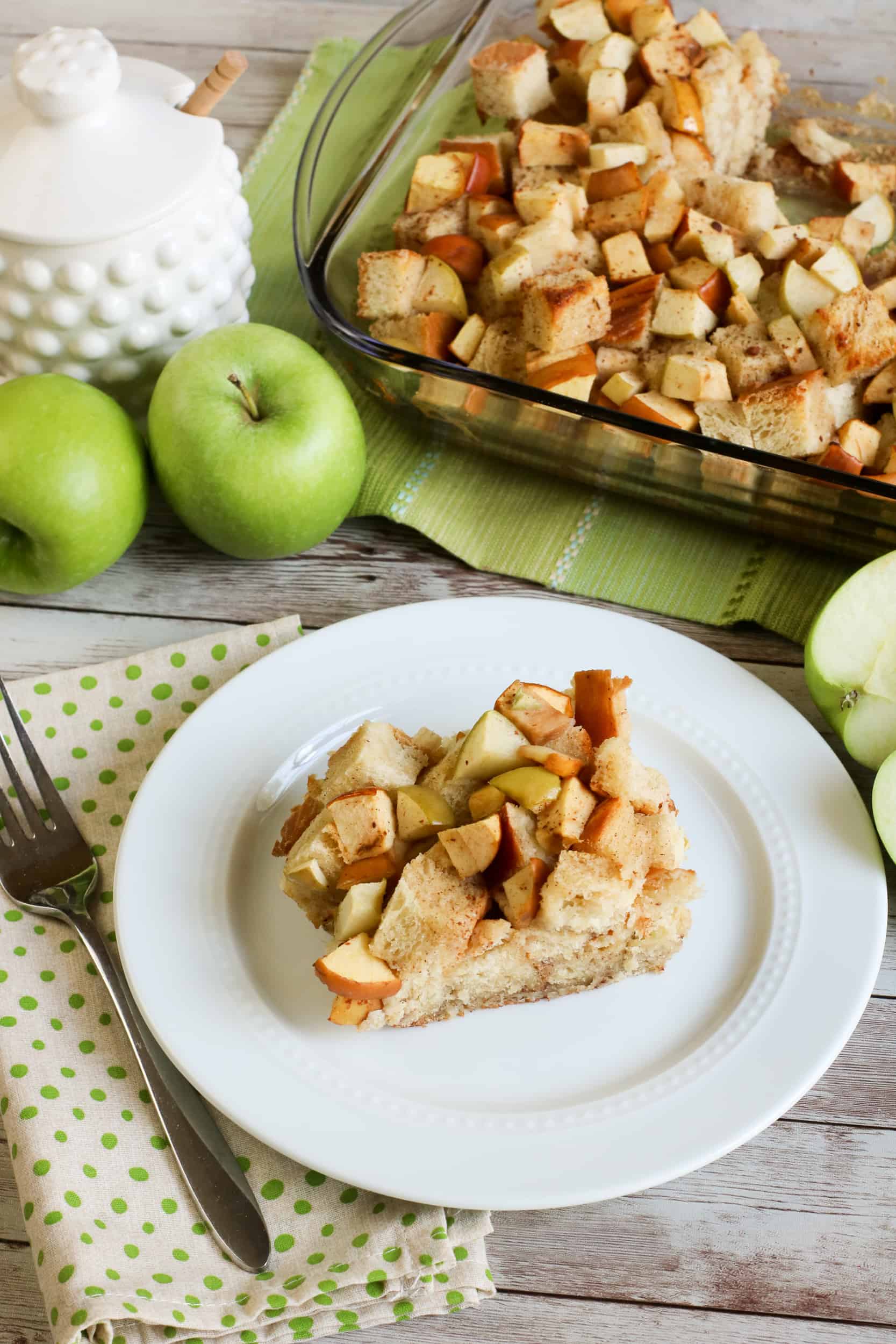 Apple Challah French Toast Casserole - Hispana Global