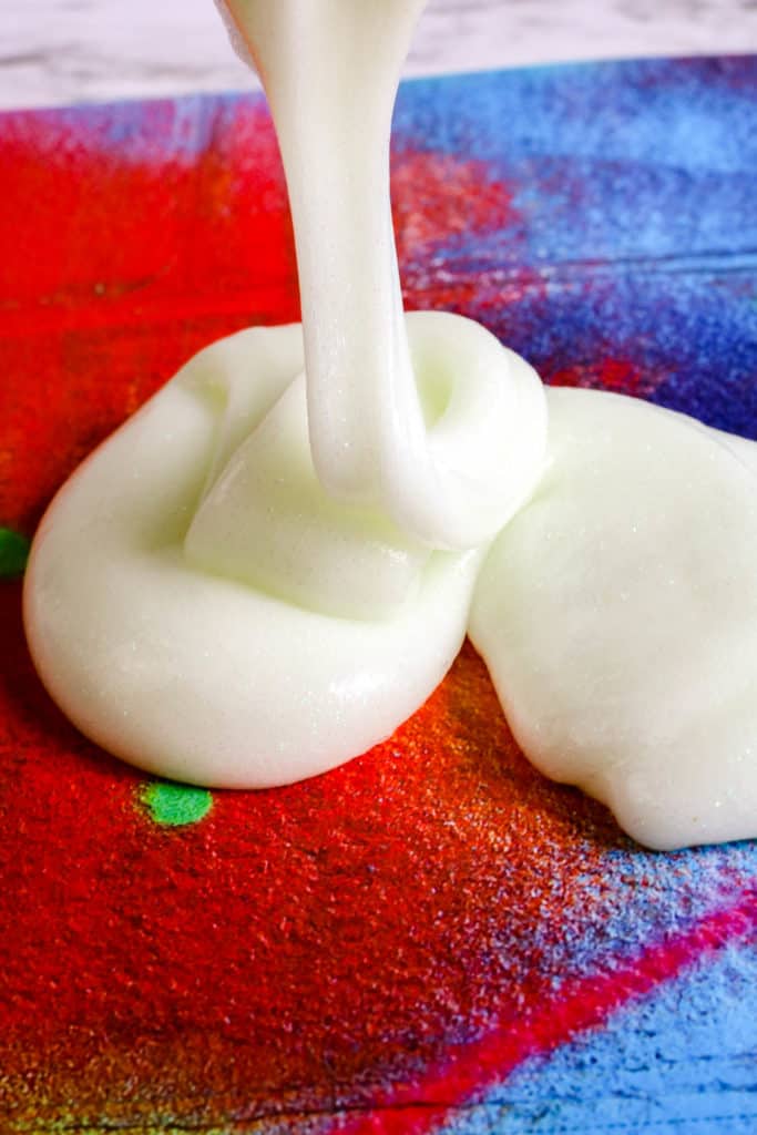 Surprise your kids with this glow in the dark slime that can easily be made in minutes.