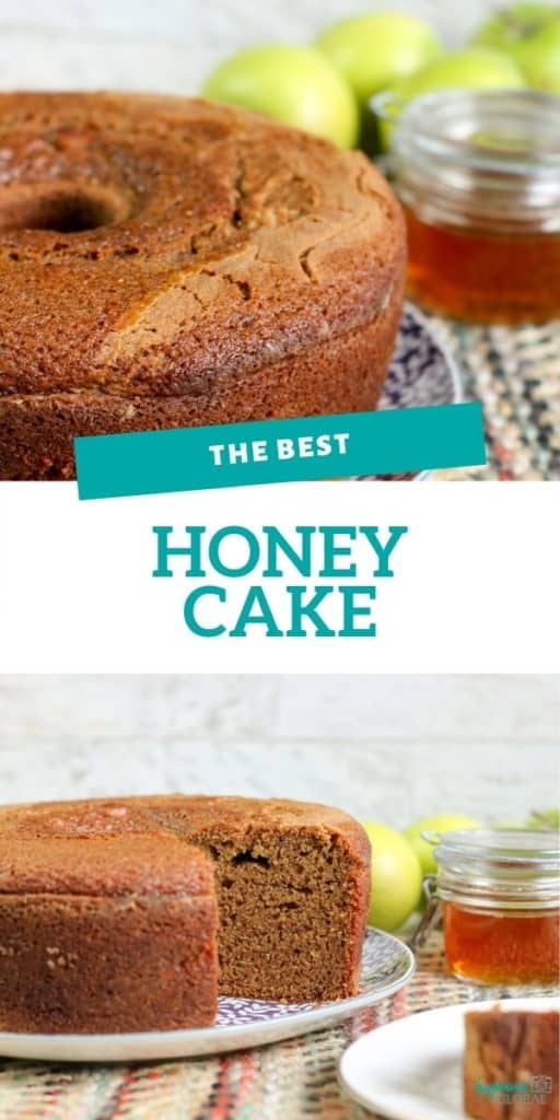 This is simply the best honey cake recipe. It's not too dry and it's not too sticky. It's perfect for the Jewish New Year (Rosh Hashanah)!