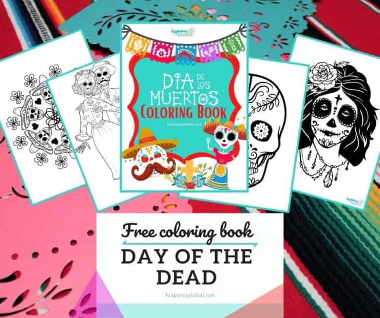 Free Day of the Dead coloring book