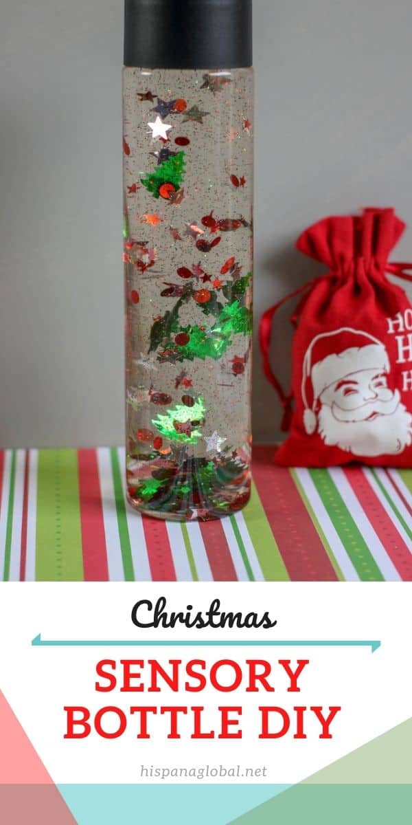 Christmas Sensory Bottle Craft Tutorial - Hispana Global