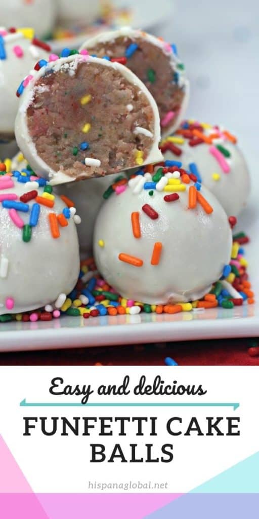 These Funfetti cake balls will surprise and delight kids of all ages. You might be surprised by how easy they are to make.