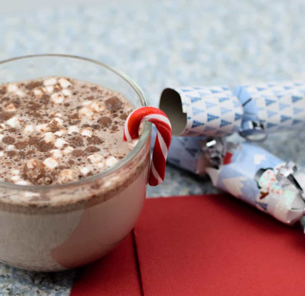 Make your own hot chocolate bombs in a few minutes using Kinder eggs or similar chocolate eggs. This recipe even has crushed candy cane!