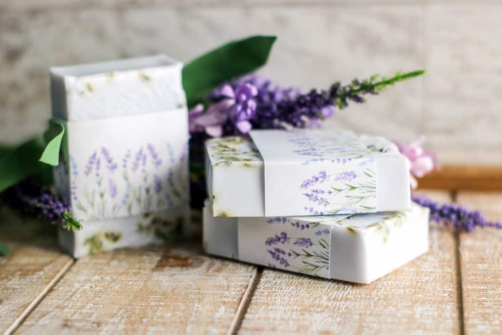 Lavender soap is so fragrant and soothing! Learn how to make it at home. It's such a wonderful homemade gift.