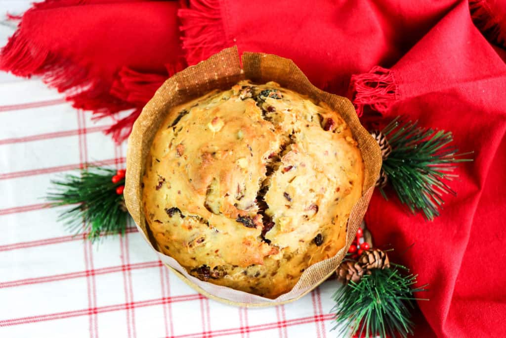 Panettone or Christmas bread is a yummy holiday tradition. Learn how to bake it at home. It's a delicious homemade gift!