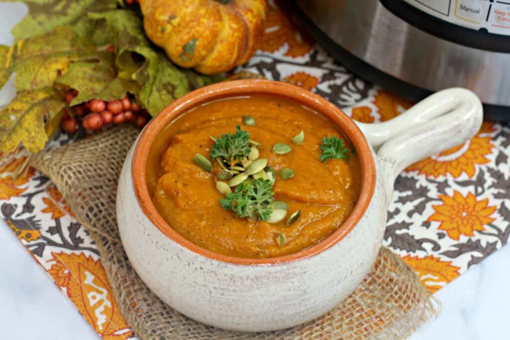 Pumpkin Tuscan soup is so comforting, especially when it's cold outside. Here is how to make it using an Instant Pot.
