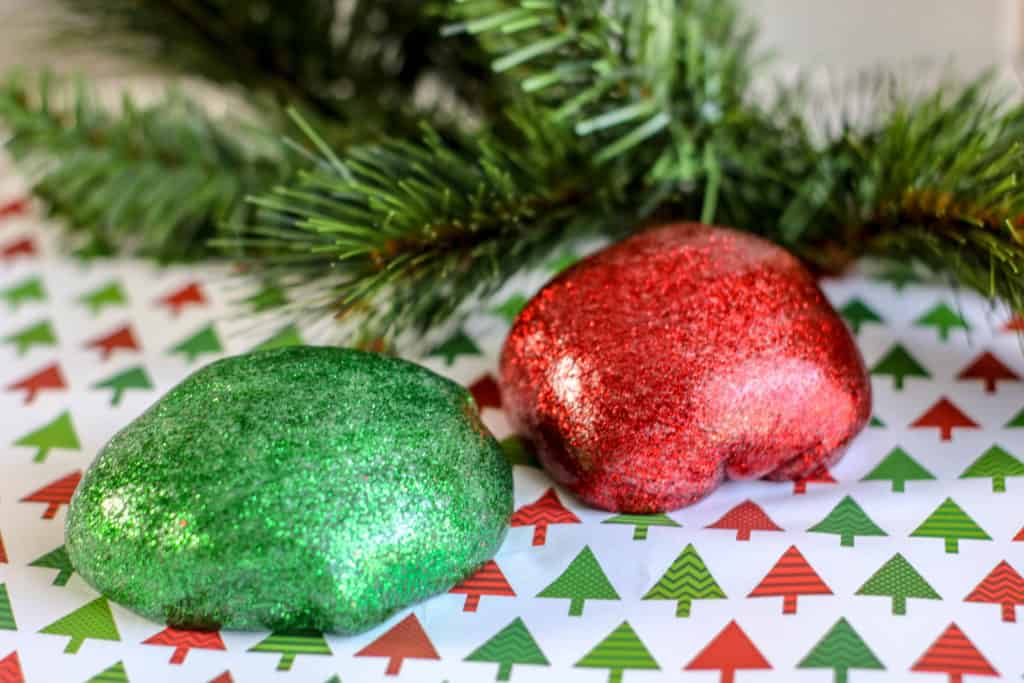 This festive and colorful red and green Christmas slime is super easy to make and so satisfying. Kids love to make it!