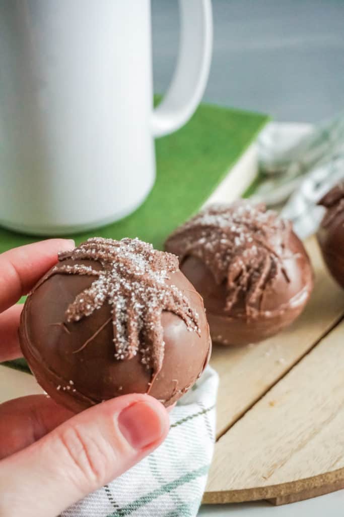 Nutella Hot Chocolate bombs