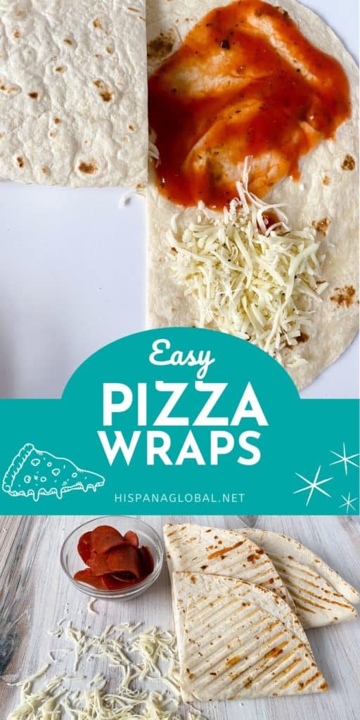 Make this delicious pizza tortilla wrap in a few minutes using the viral TikTok hack.