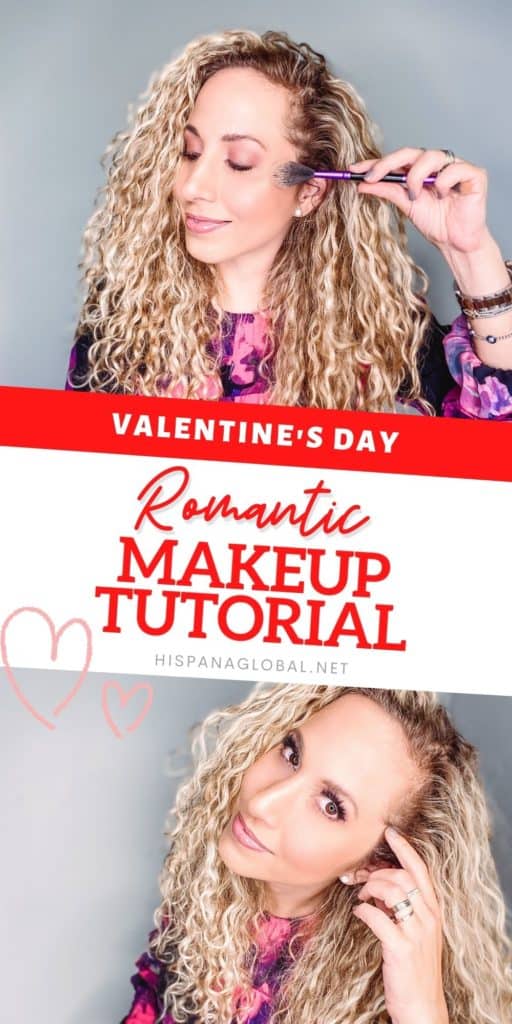 This easy and romantic Valentine's Day makeup is perfect if you don't want to wear red lipstick and prefer a more natural, neutral approach. Just learn how to use pink eyeshadow and follow the step by step instructions.