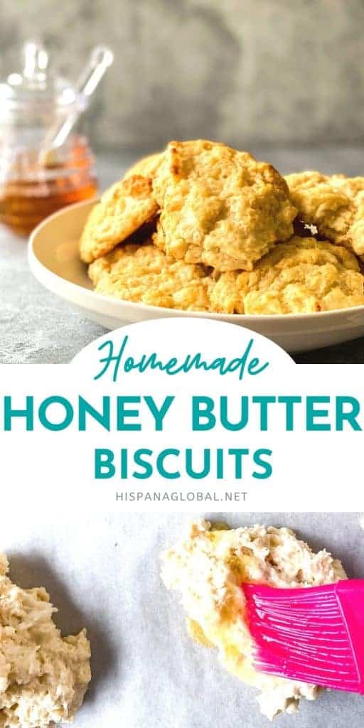 Serve up these honey biscuits with homemade honey butter you slather on top. A buttermilk biscuit with a sweet twist. A must-make recipe. 
