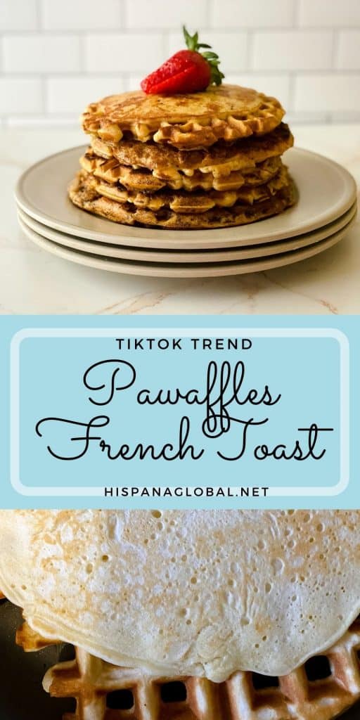 Pawaffles is a viral TikTok recipe that is perfect for brunch. French toast, pancakes, and waffles join forces for the ultimate French toast waffles recipe.