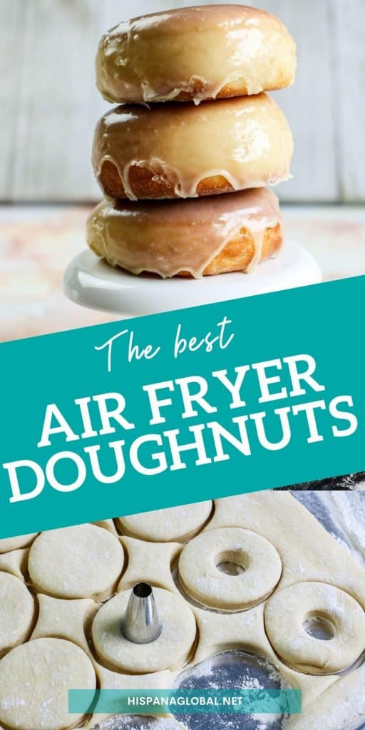 Looking for a homemade yeast donut recipe? These air fryer doughnuts are fluffy and soft glazed treats that taste incredible.