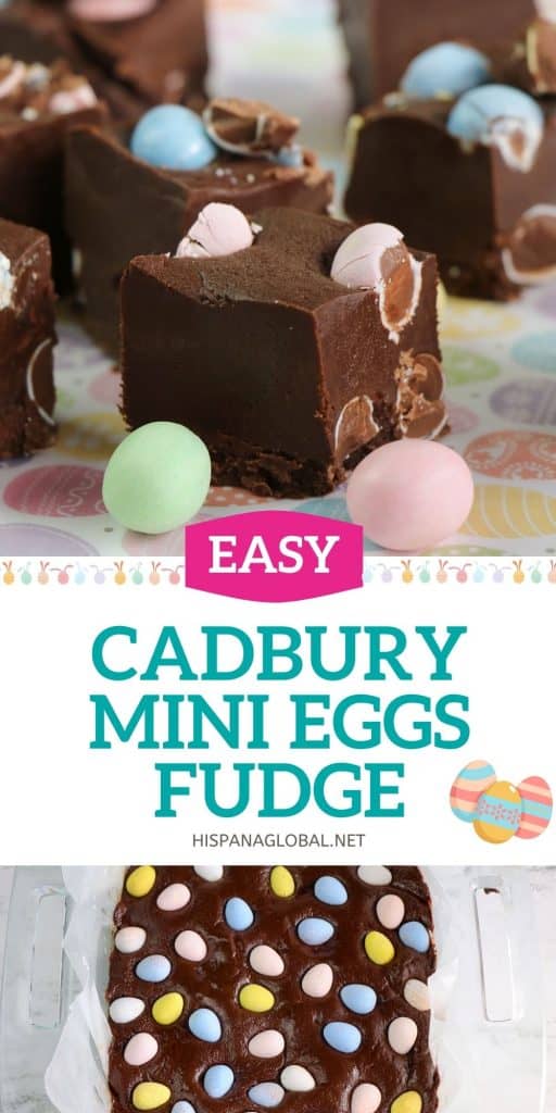 Make homemade fudge with just four ingredients. This easy recipe is the perfect way to use leftover Cadbury Mini Eggs!