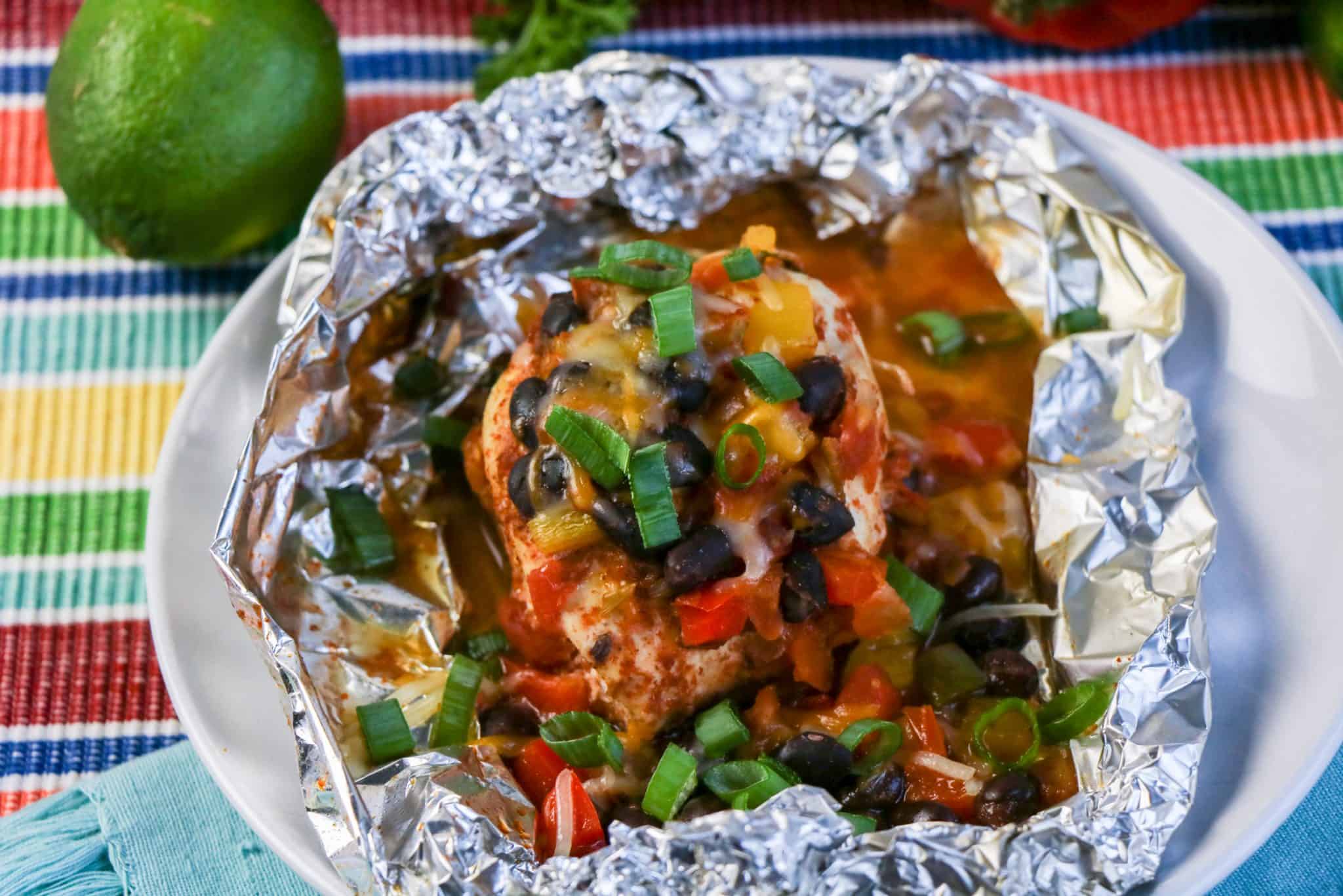 Easy Santa Fe Chicken Foil Packets Recipe - Hispana Global