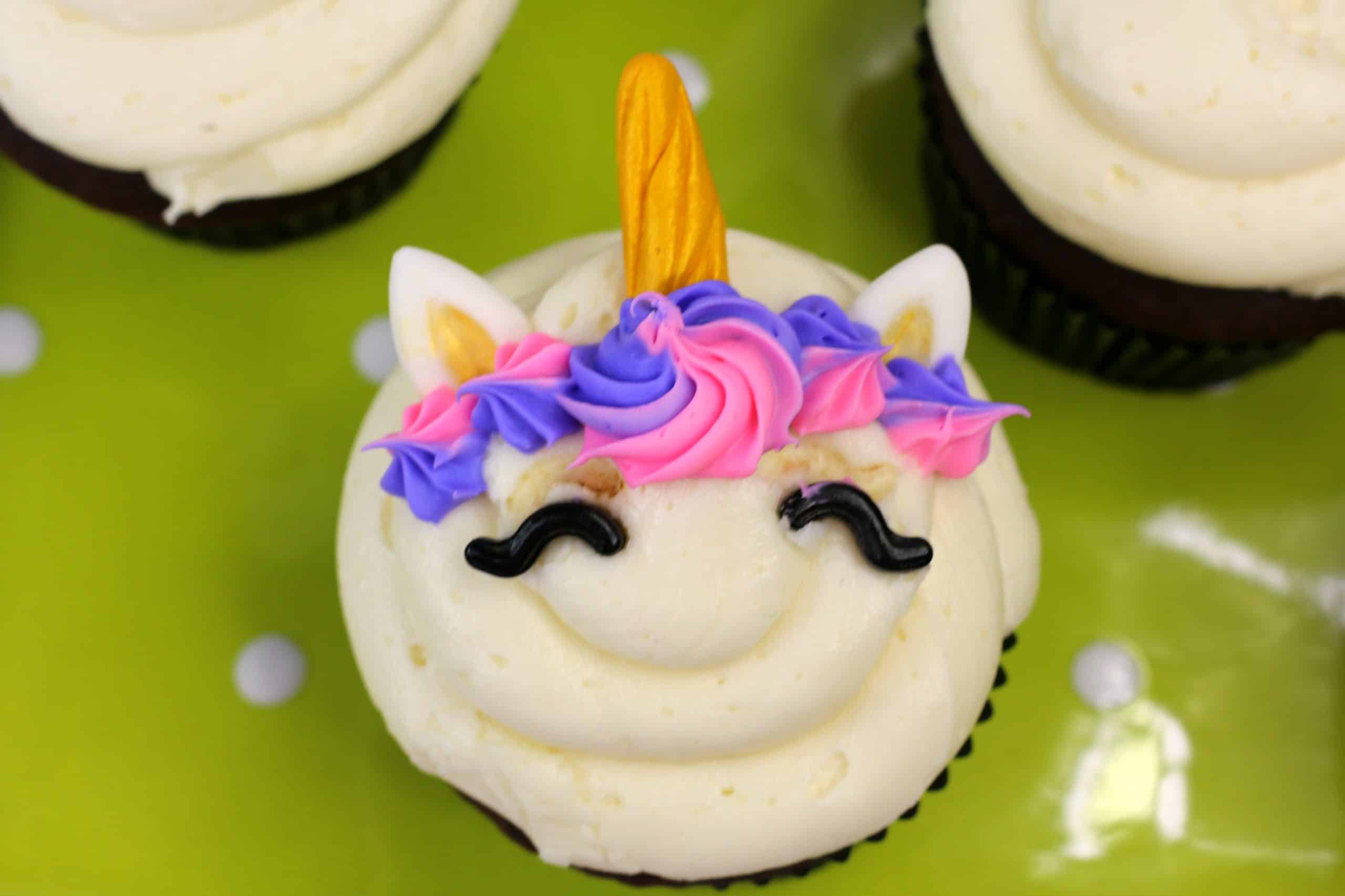 Unicorn Cupcakes Recipe and Free Printable Toppers