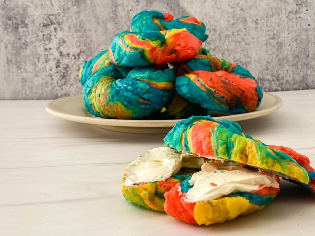 Rainbow Bagel Baking Kit With Everything Mix Making Kit Everything