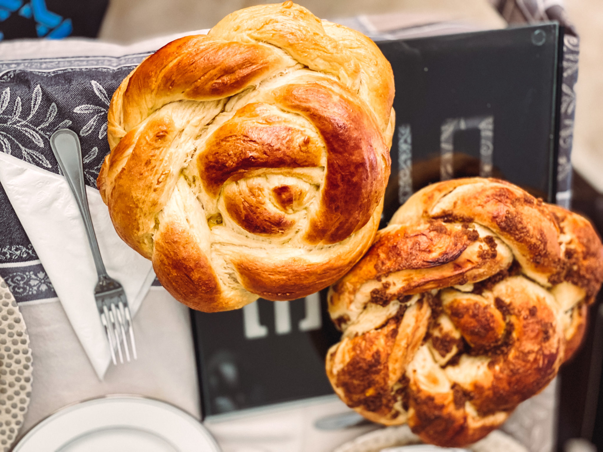 Learn the easiest way to make round challah bread for Rosh Hashanah, the Jewish New Year. Your home will smell like a bakery!
