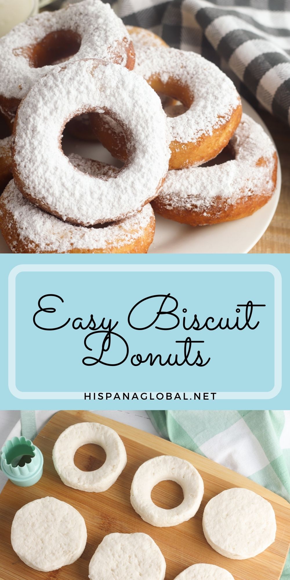 Powdered Sugar Biscuit Donuts - Hispana Global