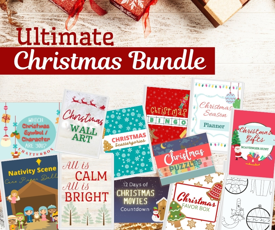 If you're looking for holiday printables, the Ultimate Christmas Bundle is full of activities you will love. From wall art to a Christmas Season Planner, this is an amazing value.