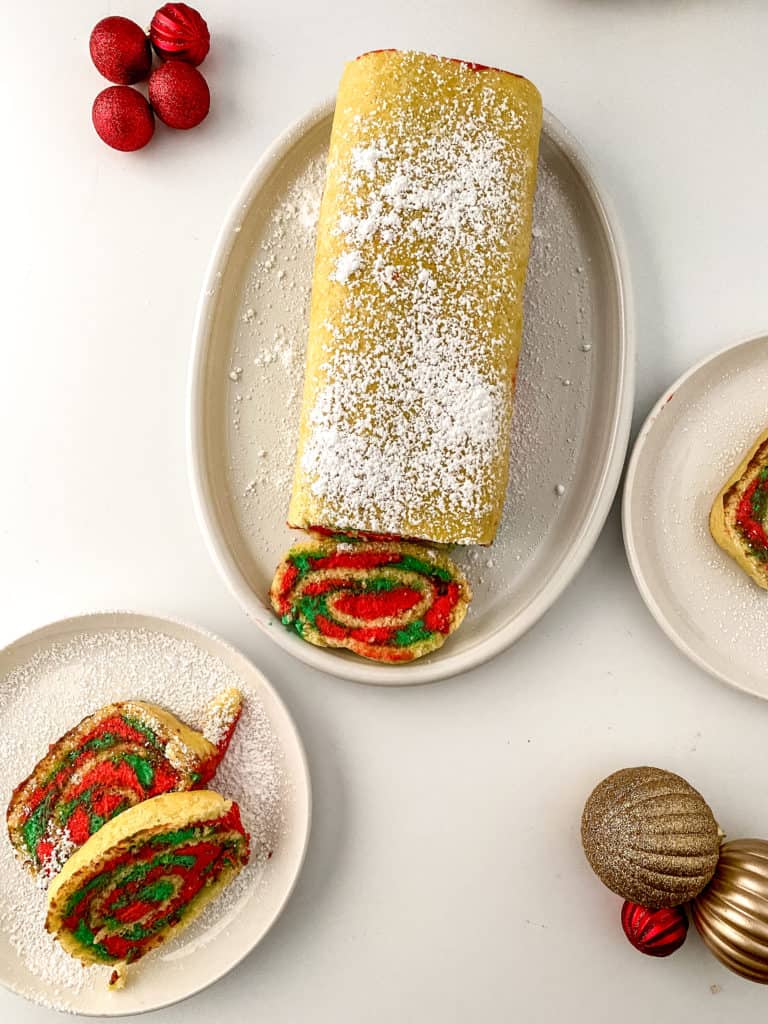 Bake a festive and delicious Christmas Yule log cake in just minutes with this easy recipe.