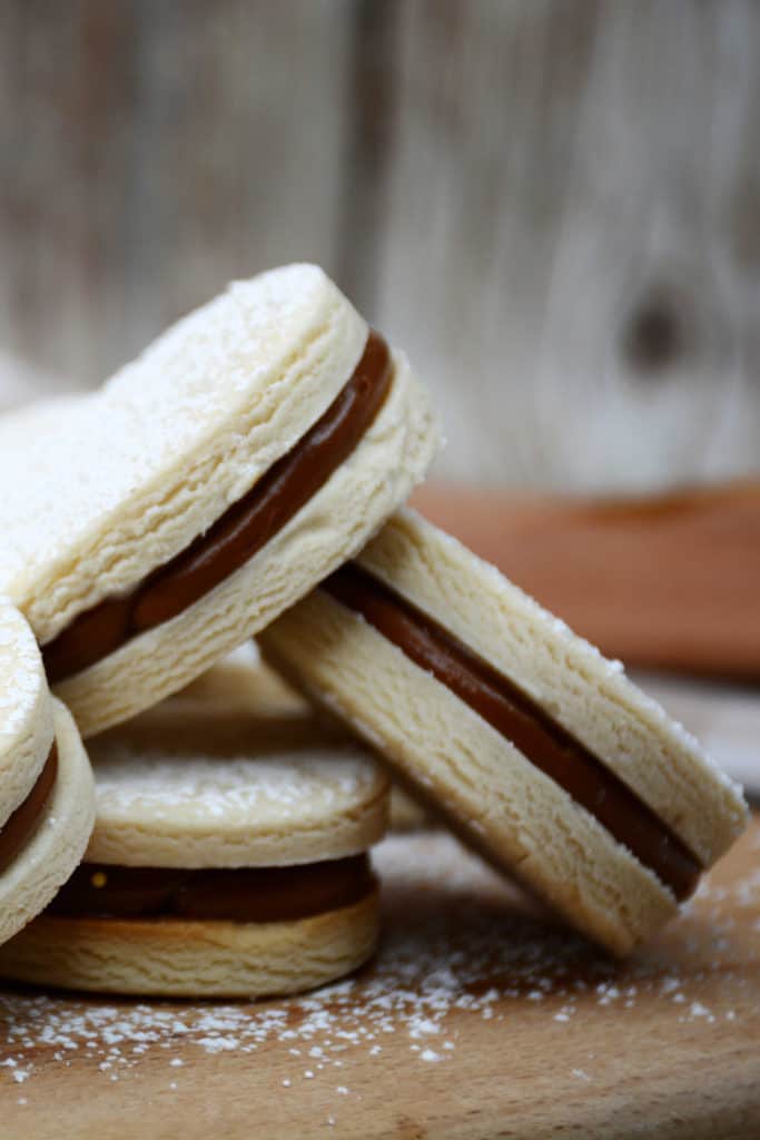 Alfajores are the most delicious South American cookies. They are filled with dulce de leche. Learn how to make them.