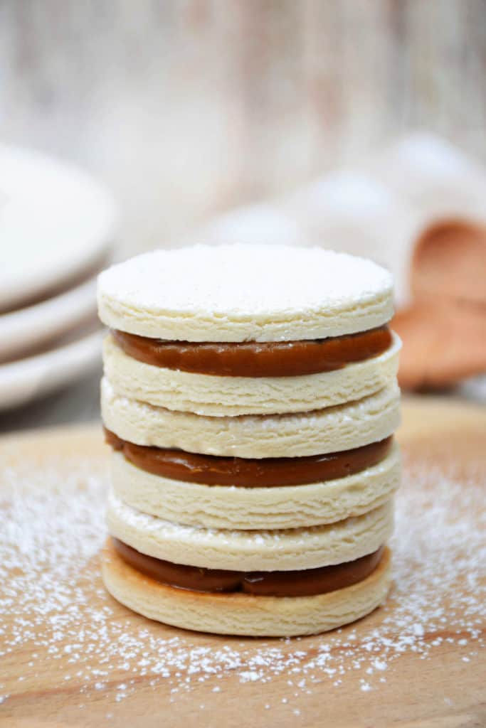 Alfajores are the most delicious South American cookies. They are filled with dulce de leche. Learn how to make them.