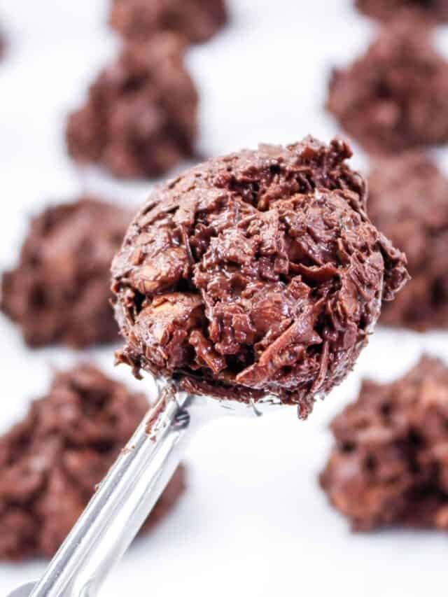 3 Ingredient Coconut Chocolate Clusters