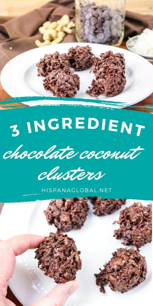 Easy 3 ingredient coconut clusters