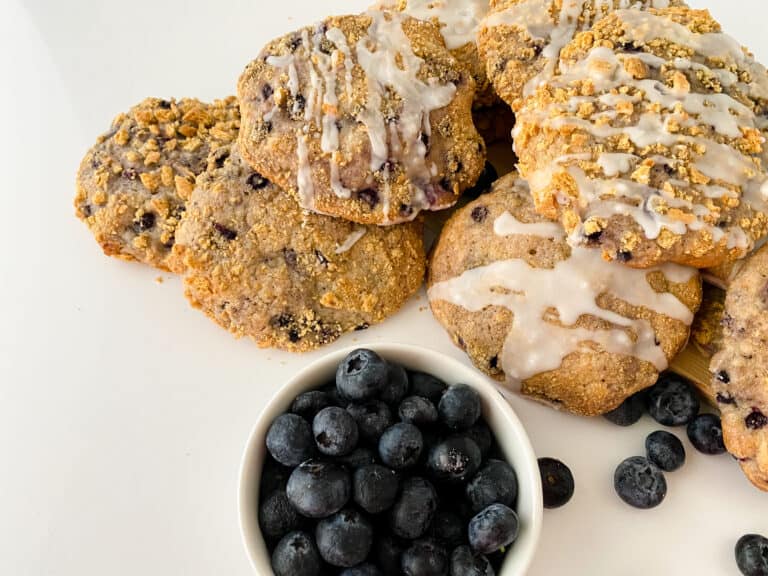 These blueberry muffin top cookies are so delicious! Perfect for breakfast or brunch.