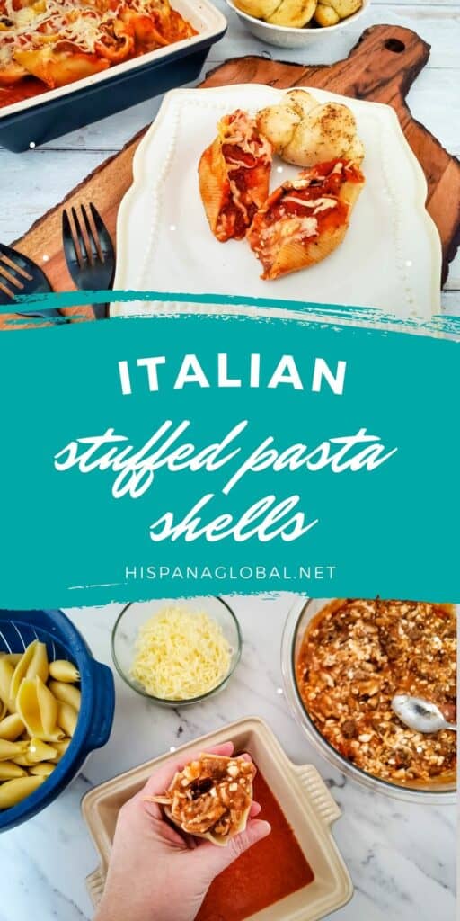 Looking for an easy and budget-friendly dinner recipe? These Italian stuffed pasta shells are so delicious. make them tonight.