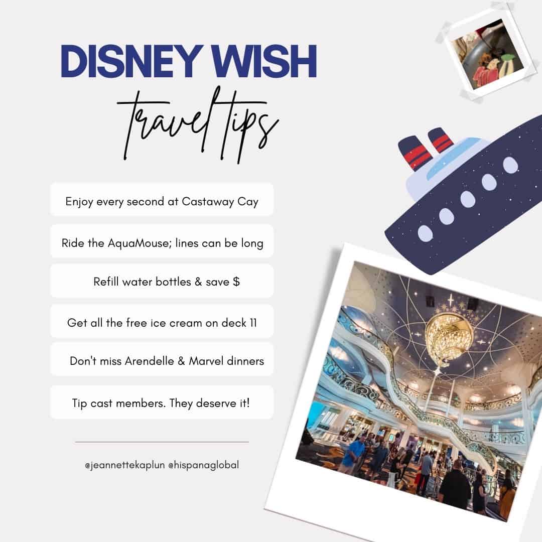 Best tips if you go on the Disney Wish - Hispana Global