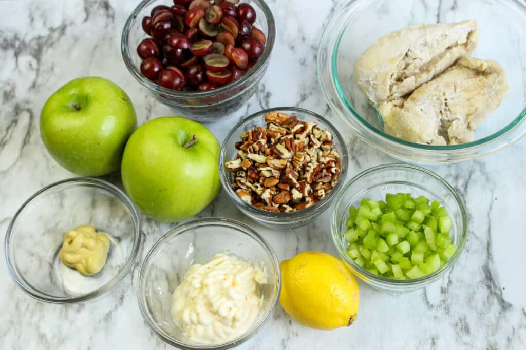 How to make the best chicken salad with apples and grapes