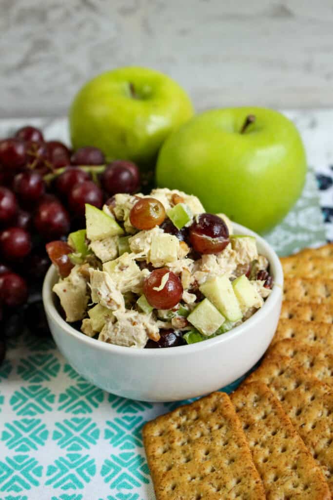 How to make the best chicken salad with apples and grapes