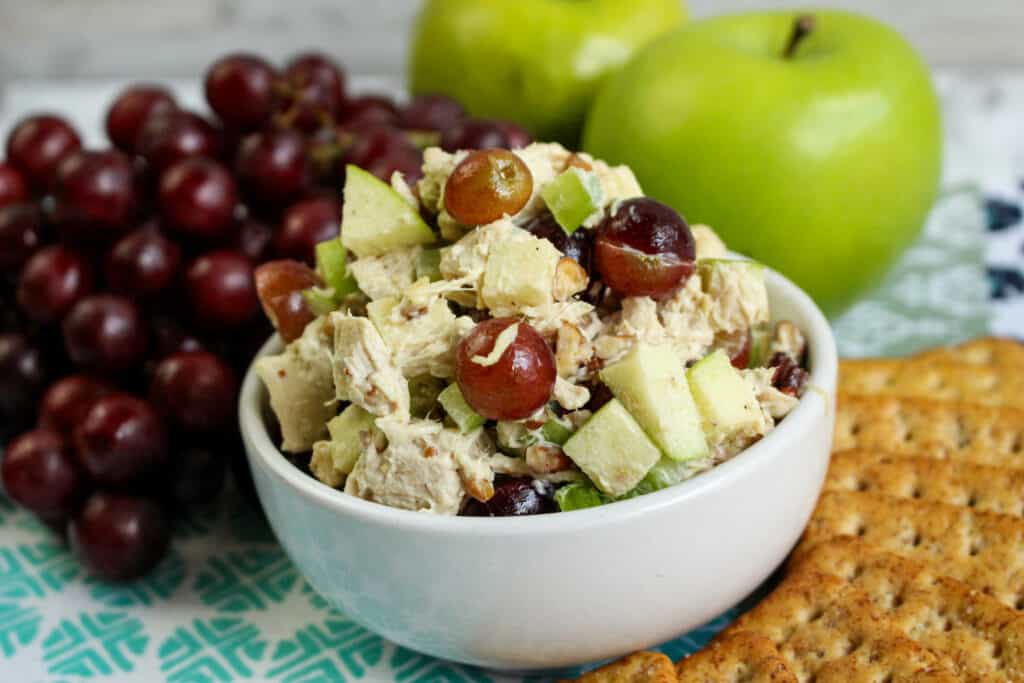 How to make the best chicken salad with apples and grapes
