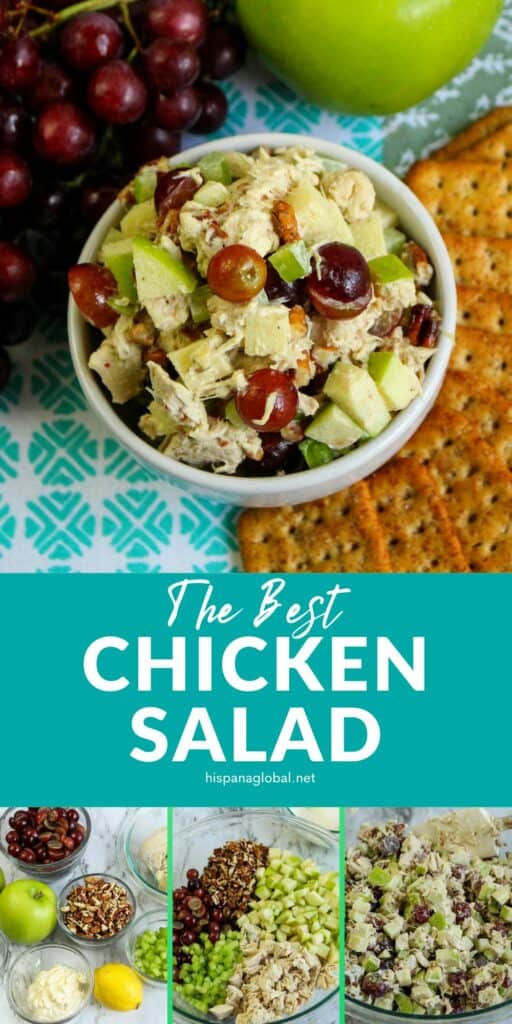 How to make the best fancy chicken salad with apples and grapes