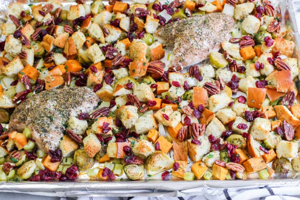 This is the easiest and most delicious turkey sheet pan dinner recipe