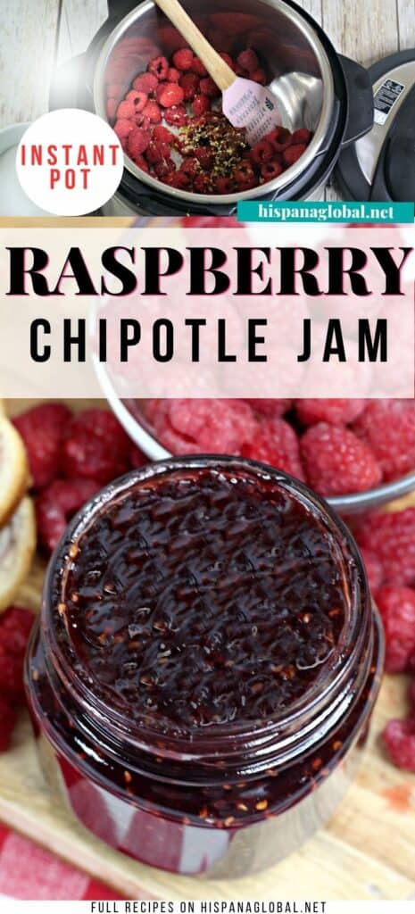 How to make the most delicious raspberry chipotle jam in an Instant Pot.