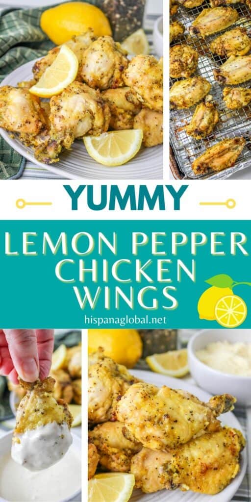 These delicious lemon pepper chicken wings are the perfect game day appetizer or an easy dinner.