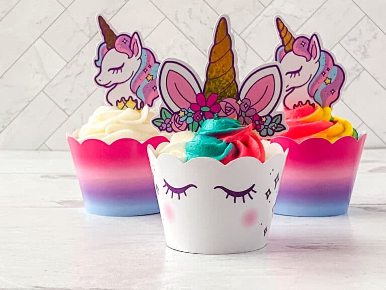 Easiest Unicorn Cupcakes