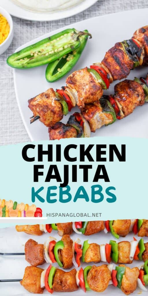 This tantalizing chicken fajita kebabs recipe is bursting with bold flavors. Make a mouthwatering meal for your family in 30 minutes or less!