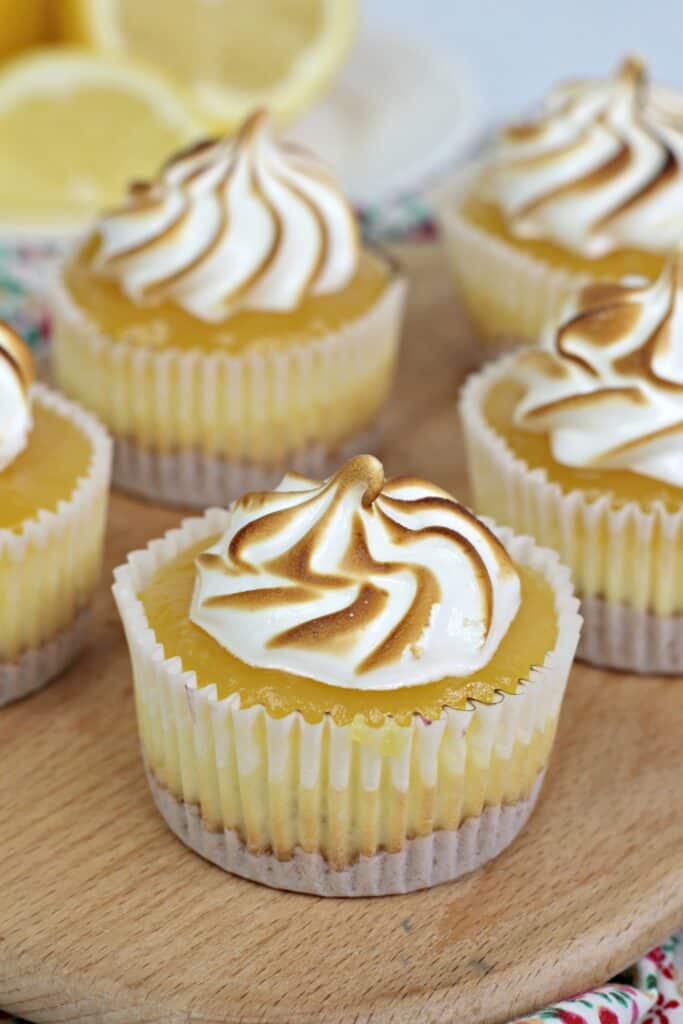 These yummy Lemon Meringue Cheesecake Cupcakes combine 2 favorite desserts. Learn how to make them at home.