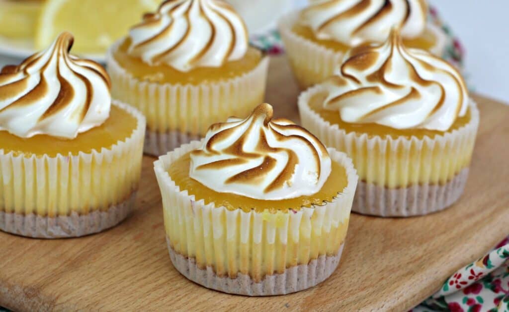 These yummy Lemon Meringue Cheesecake Cupcakes combine 2 favorite desserts. Learn how to make them at home.
