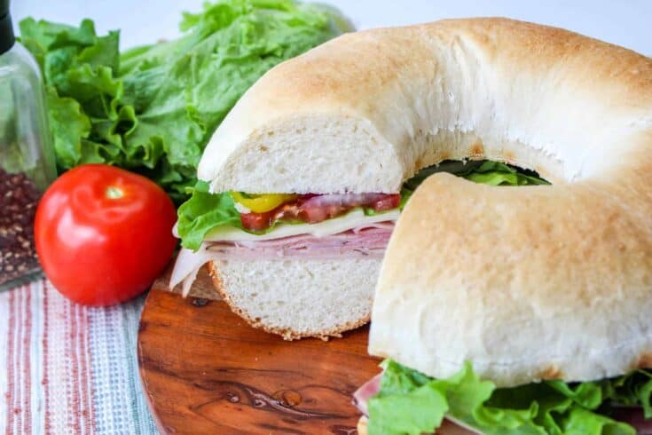 Bundt pan sub sandwich or bundtwich