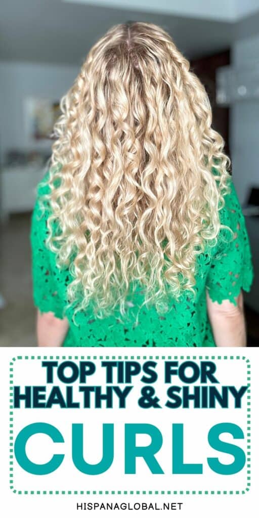 Since curly hair can easily become frizzy or look dull, here are the top tips for healthy, shiny curls.