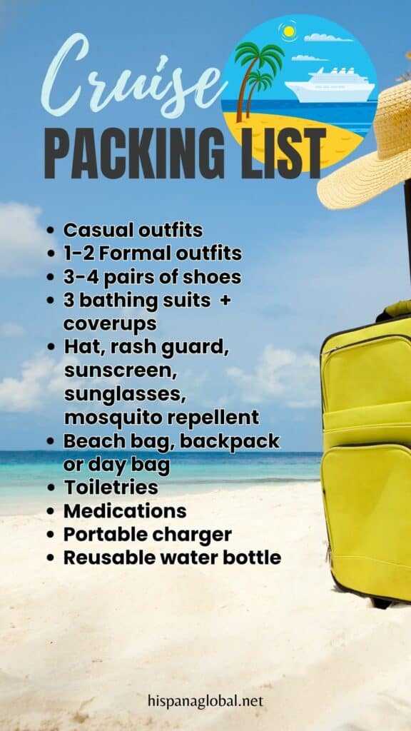 Planning a 7 day cruise vacation and you're feeling a tad overwhelmed by the packing process? Here's what to pack plus a free printable packing list.