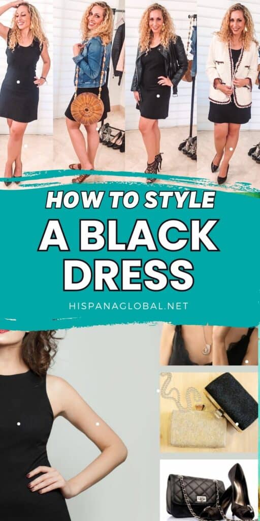 You might be surprised by how many different looks you can create with what you already have. Learn how to style a black dress endless ways!