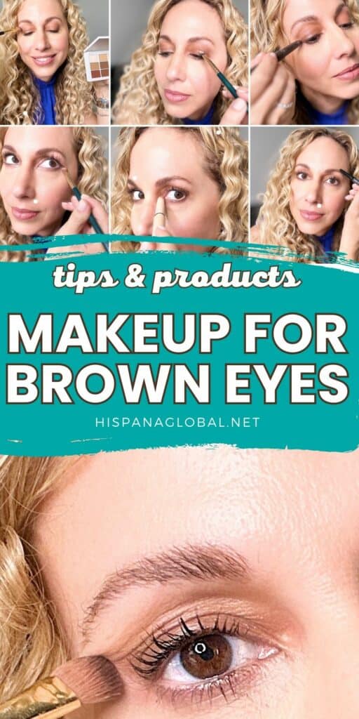 Need the best natural eye makeup tips for brown eyes? Here's a step-by-step guide and the best makeup products for brown eyes.