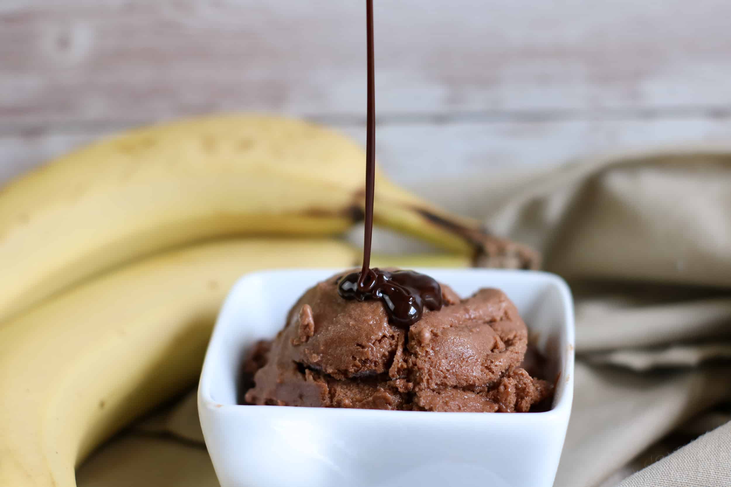 Vegan Chocolate Peanut Butter Banana Ice Cream Recipe