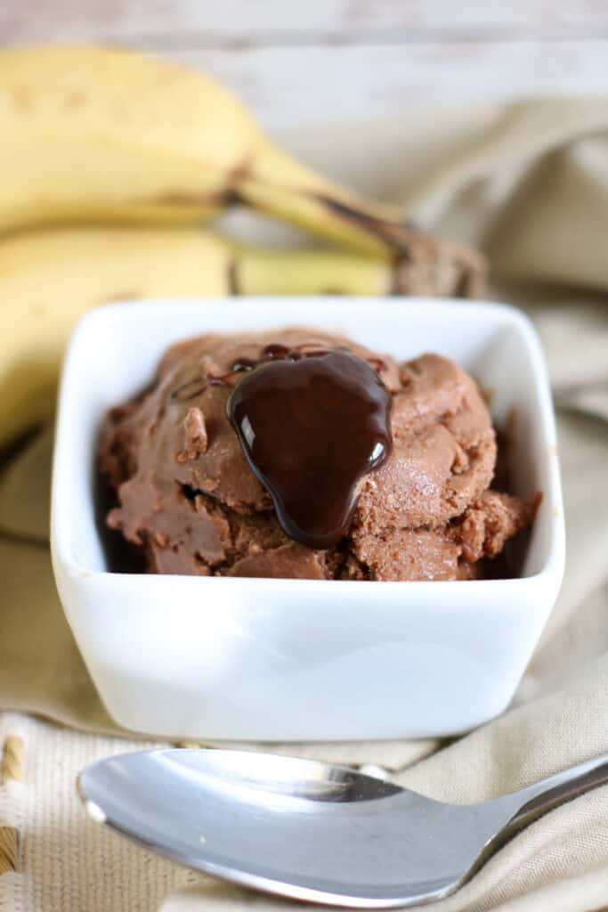 This homemade Chocolate Peanut Butter Banana Ice Cream is not only irresistibly rich in flavor but also so easy to make. You won't need a fancy ice cream machine! and it's non-dairy, so it's perfect for vegans